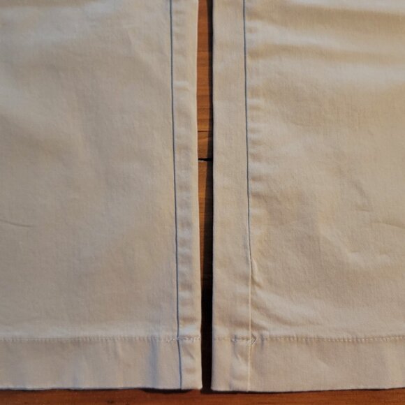 Lee Comfort Fit stretch straight leg pants, "Sahara" tan, size Misses 12 Long - Picture 5 of 15